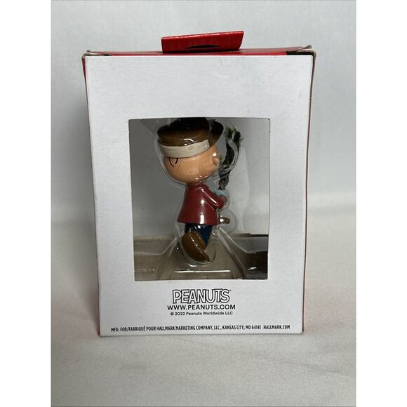 Hallmark Peanuts Charlie Brown With Tree Christmas Ornament 3" - Picture 3 of 6